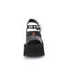 DemoniaCult - FUNN10 Platform Sandals - Black Product image